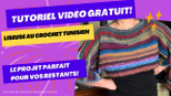 Une liseuse au crochet tunisien, un tuto gratuit